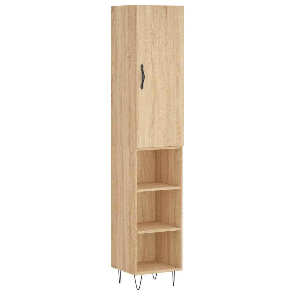 Skåp Sonoma Ek 34,5x34x180 cm