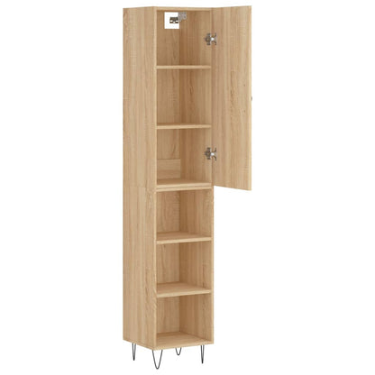 Skåp Sonoma Ek 34,5x34x180 cm