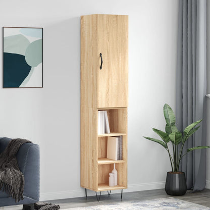 Skåp Sonoma Ek 34,5x34x180 cm