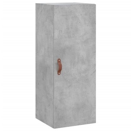 Skåp Betonggrå 34,5x34x180 cm