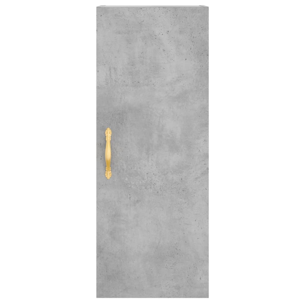 Skåp Betonggrå 34,5x34x180 cm