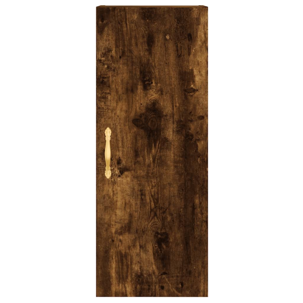 Skåp Rökfärgad Ek 34,5x34x180 cm