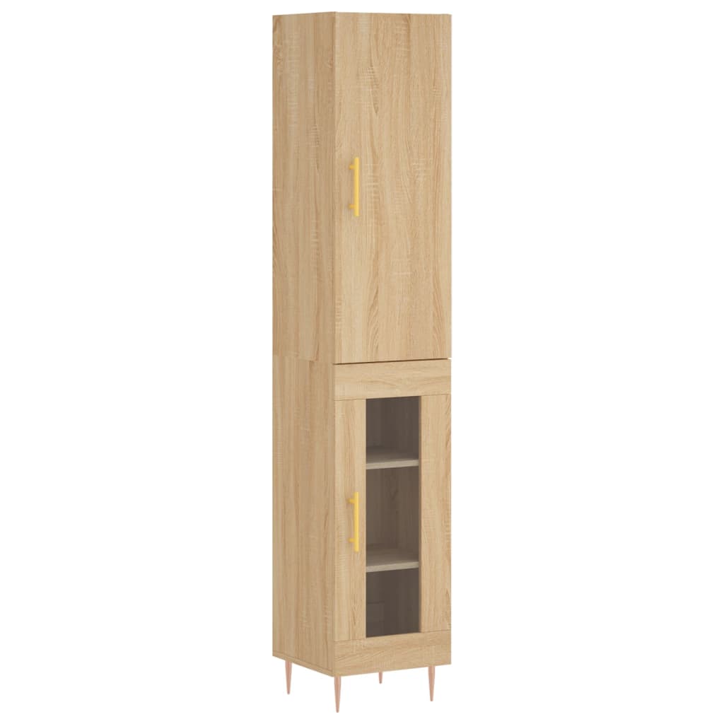 Skåp Sonoma Ek 34,5x34x180 cm