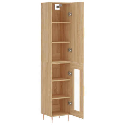 Skåp Sonoma Ek 34,5x34x180 cm