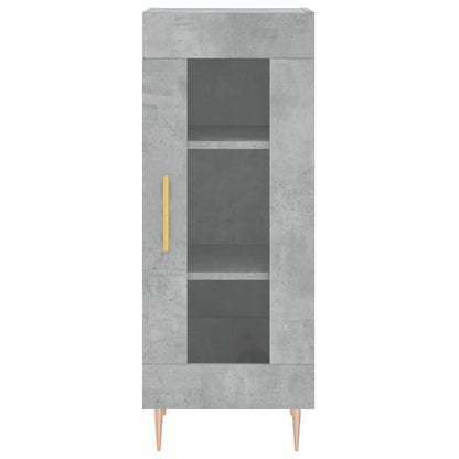 Skåp Betonggrå 34,5x34x180 cm