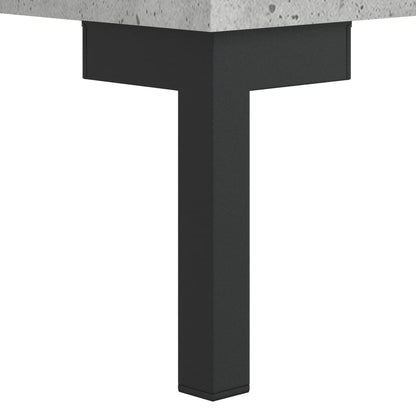 Skåp Betonggrå 34,5x34x180 cm