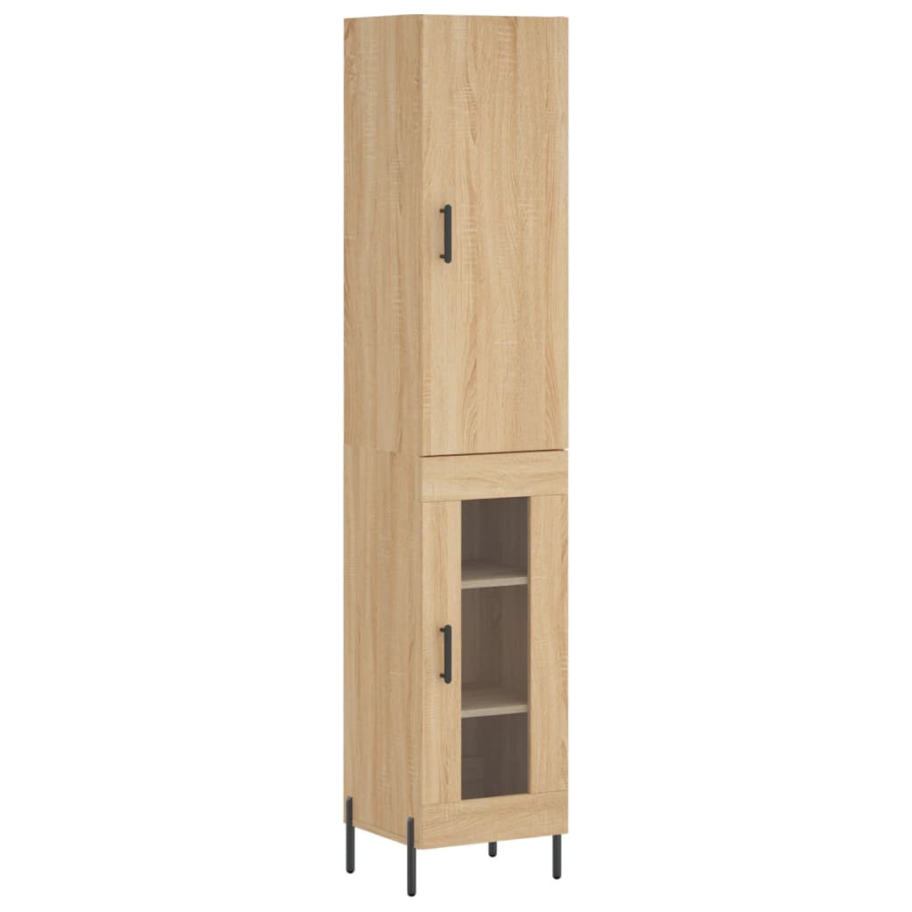 Skåp Sonoma Ek 34,5x34x180 cm