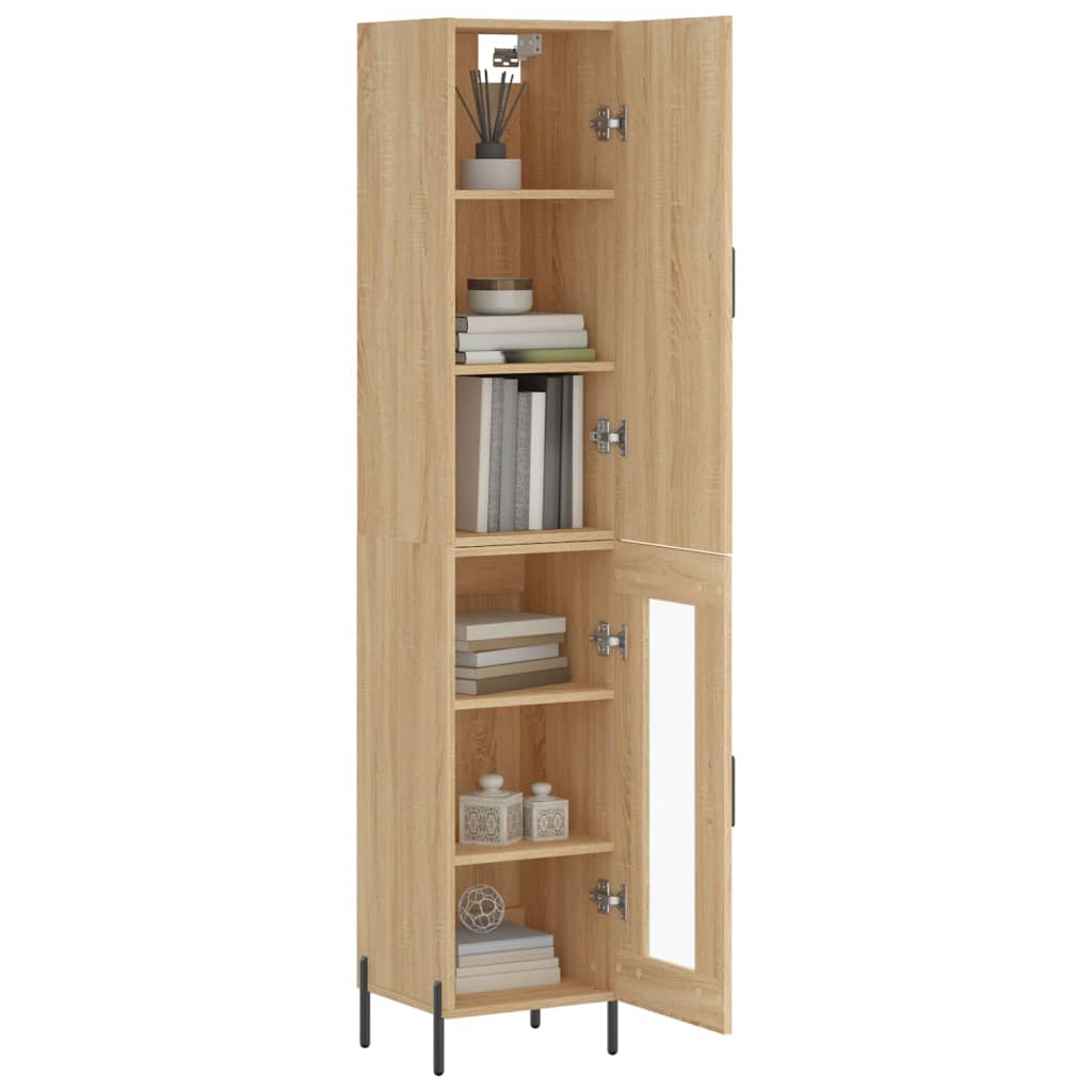 Skåp Sonoma Ek 34,5x34x180 cm