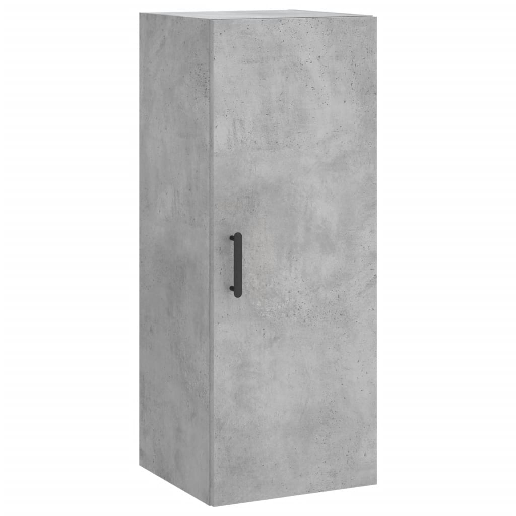 Skåp Betonggrå 34,5x34x180 cm
