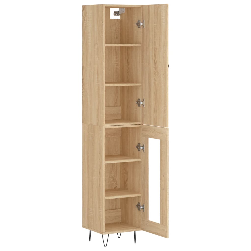 Skåp Sonoma Ek 34,5x34x180 cm