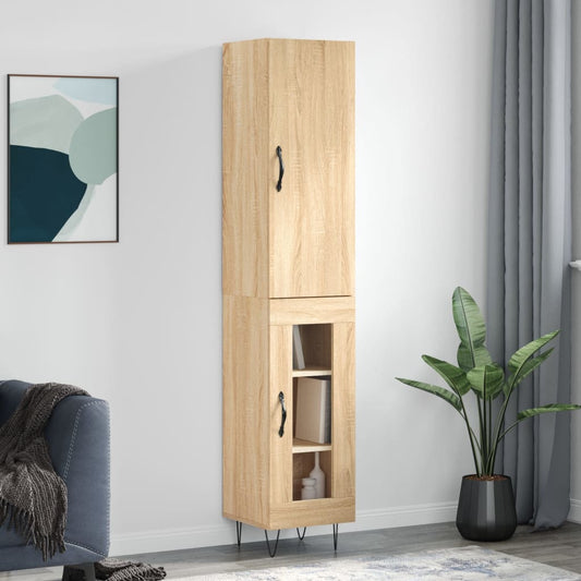 Skåp Sonoma Ek 34,5x34x180 cm