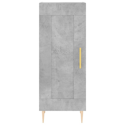 Skåp Betonggrå 34,5x34x180 cm