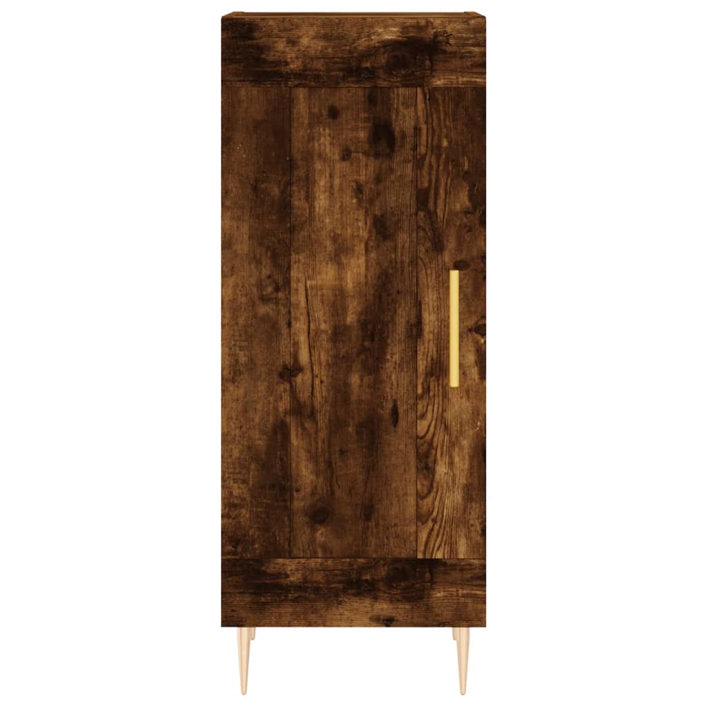Skåp Rökfärgad Ek 34,5x34x180 cm