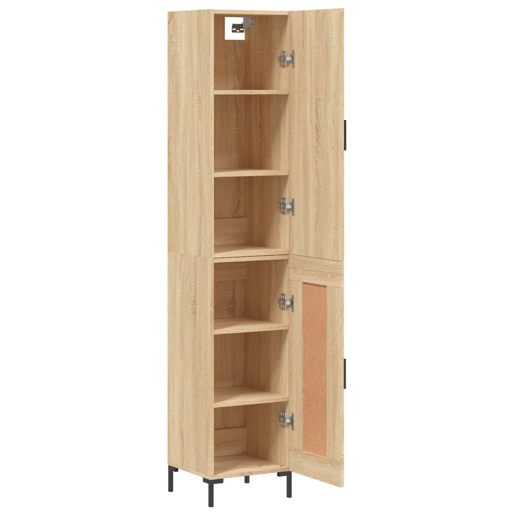 Skåp Sonoma Ek 34,5x34x180 cm