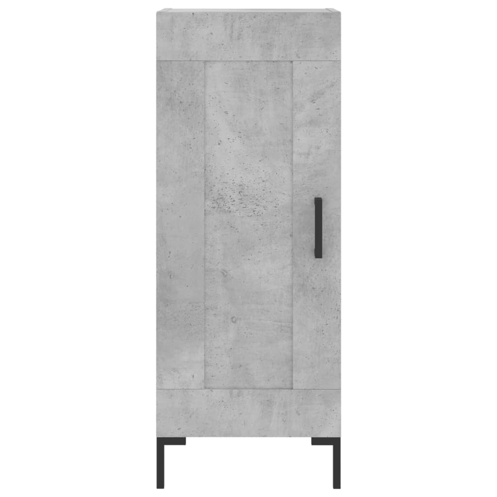 Skåp Betonggrå 34,5x34x180 cm
