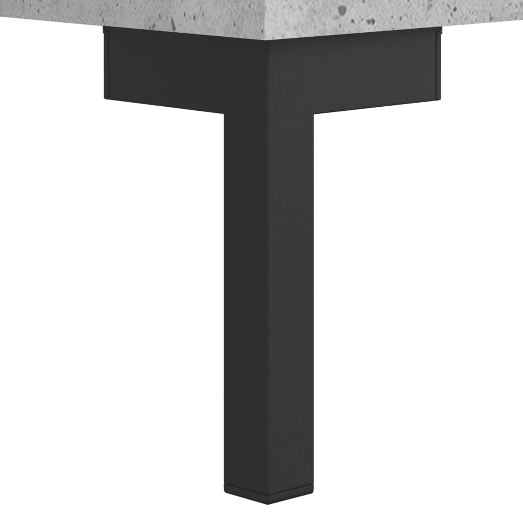 Skåp Betonggrå 34,5x34x180 cm