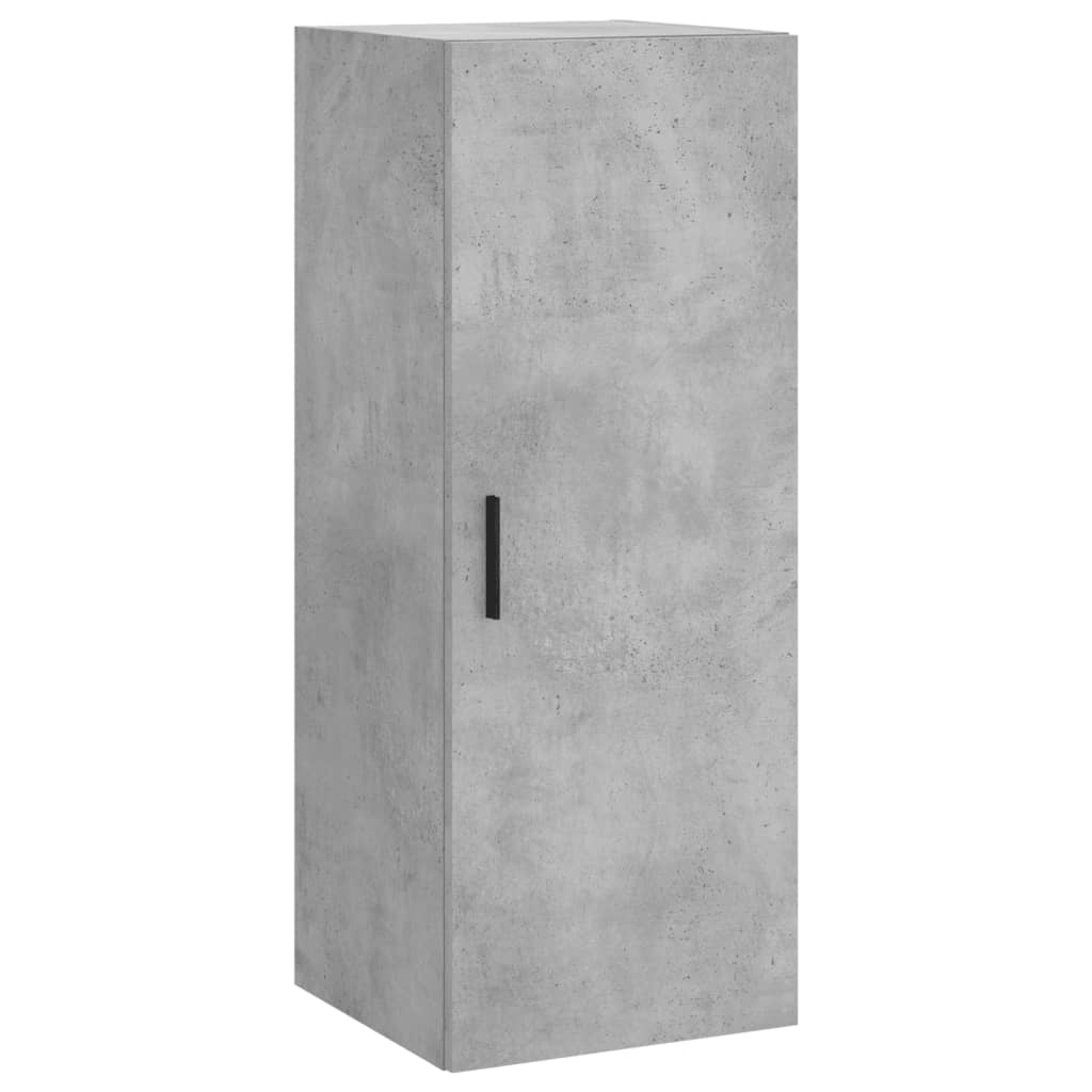 Skåp Betonggrå 34,5x34x180 cm