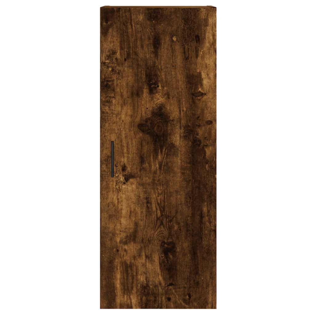 Skåp Rökfärgad Ek 34,5x34x180 cm