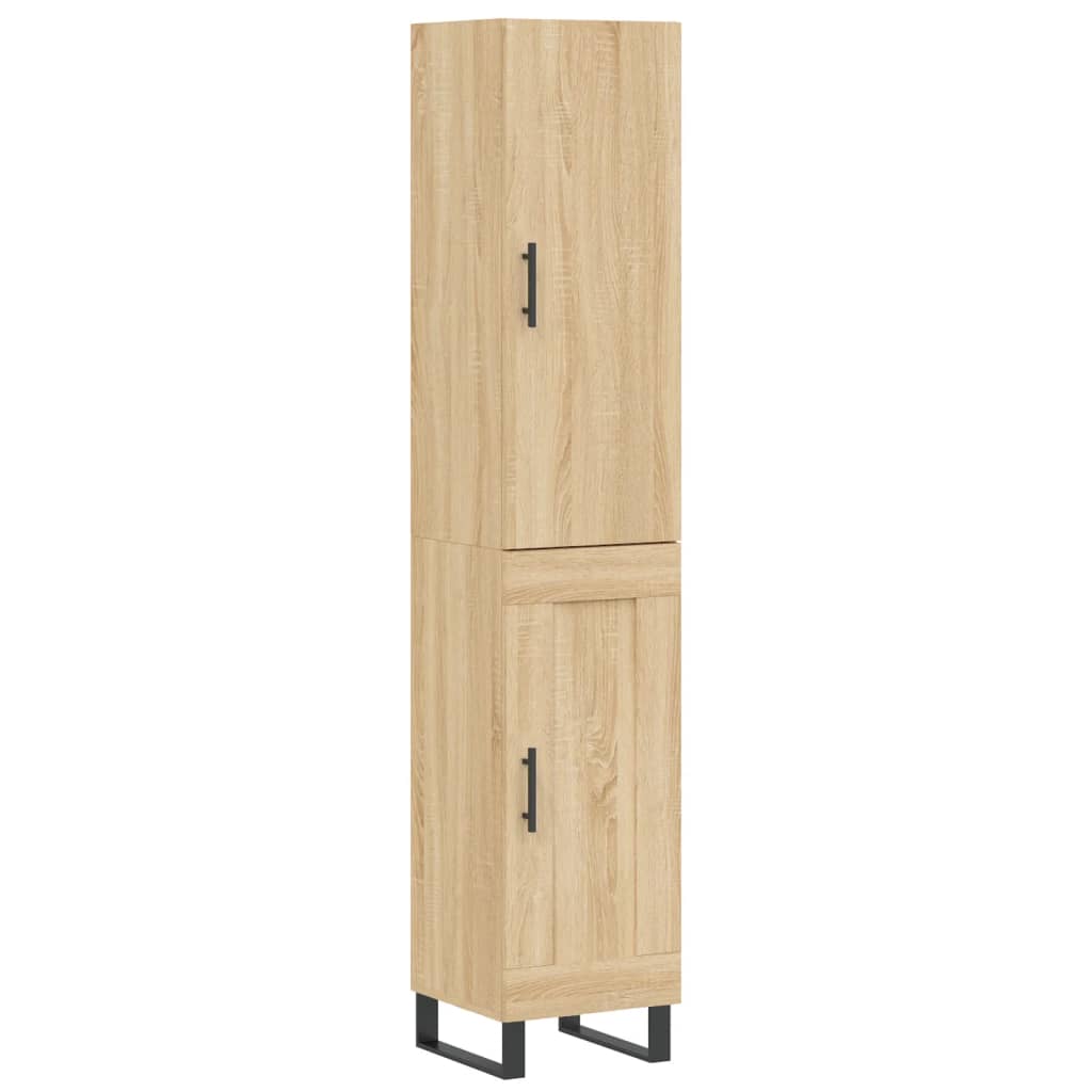 Skåp Sonoma Ek 34,5x34x180 cm