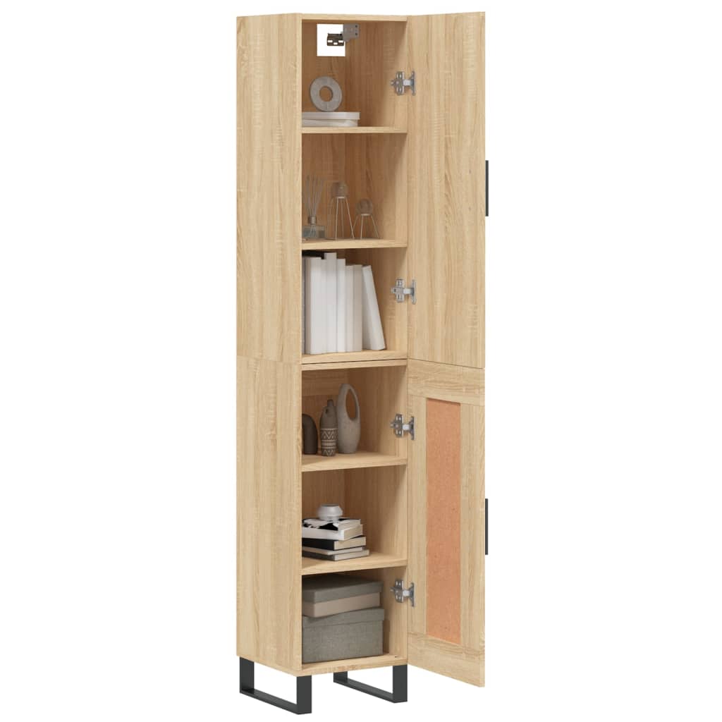 Skåp Sonoma Ek 34,5x34x180 cm