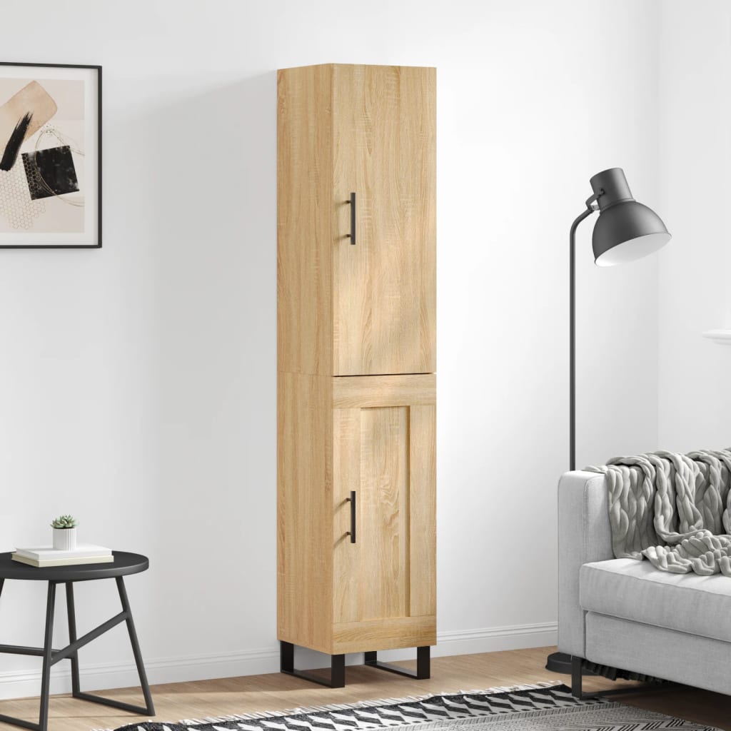 Skåp Sonoma Ek 34,5x34x180 cm