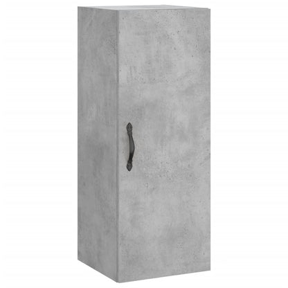 Skåp Betonggrå 34,5x34x180 cm