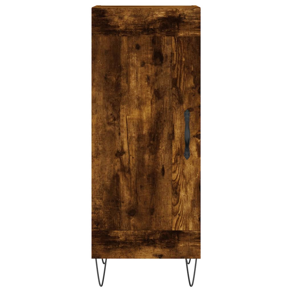 Skåp Rökfärgad Ek 34,5x34x180 cm