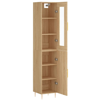 Skåp Sonoma Ek 34,5x34x180 cm