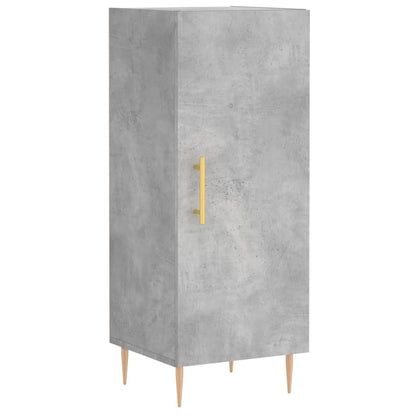 Skåp Betonggrå 34,5x34x180 cm