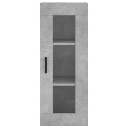 Skåp Betonggrå 34,5x34x180 cm