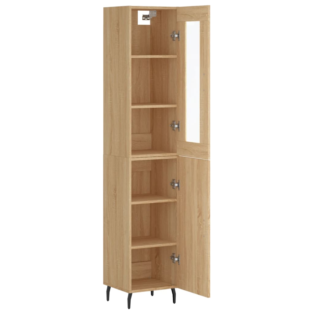 Skåp Sonoma Ek 34,5x34x180 cm