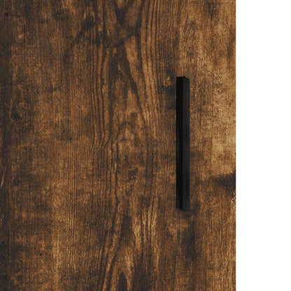 Skåp Rökfärgad Ek 34,5x34x180 cm