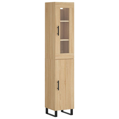 Skåp Sonoma Ek 34,5x34x180 cm