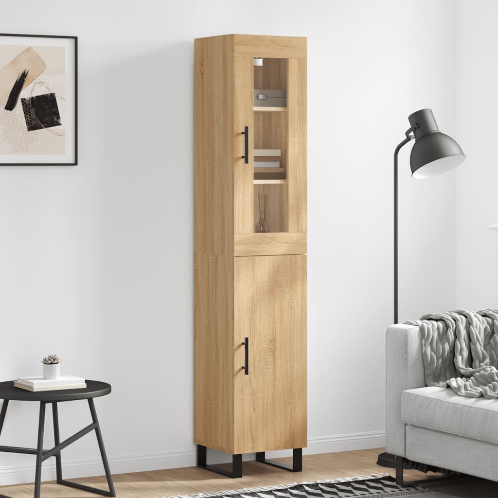 Skåp Sonoma Ek 34,5x34x180 cm