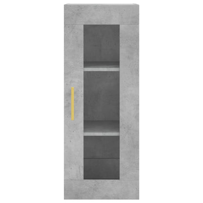 Skåp Betonggrå 34,5x34x180 cm