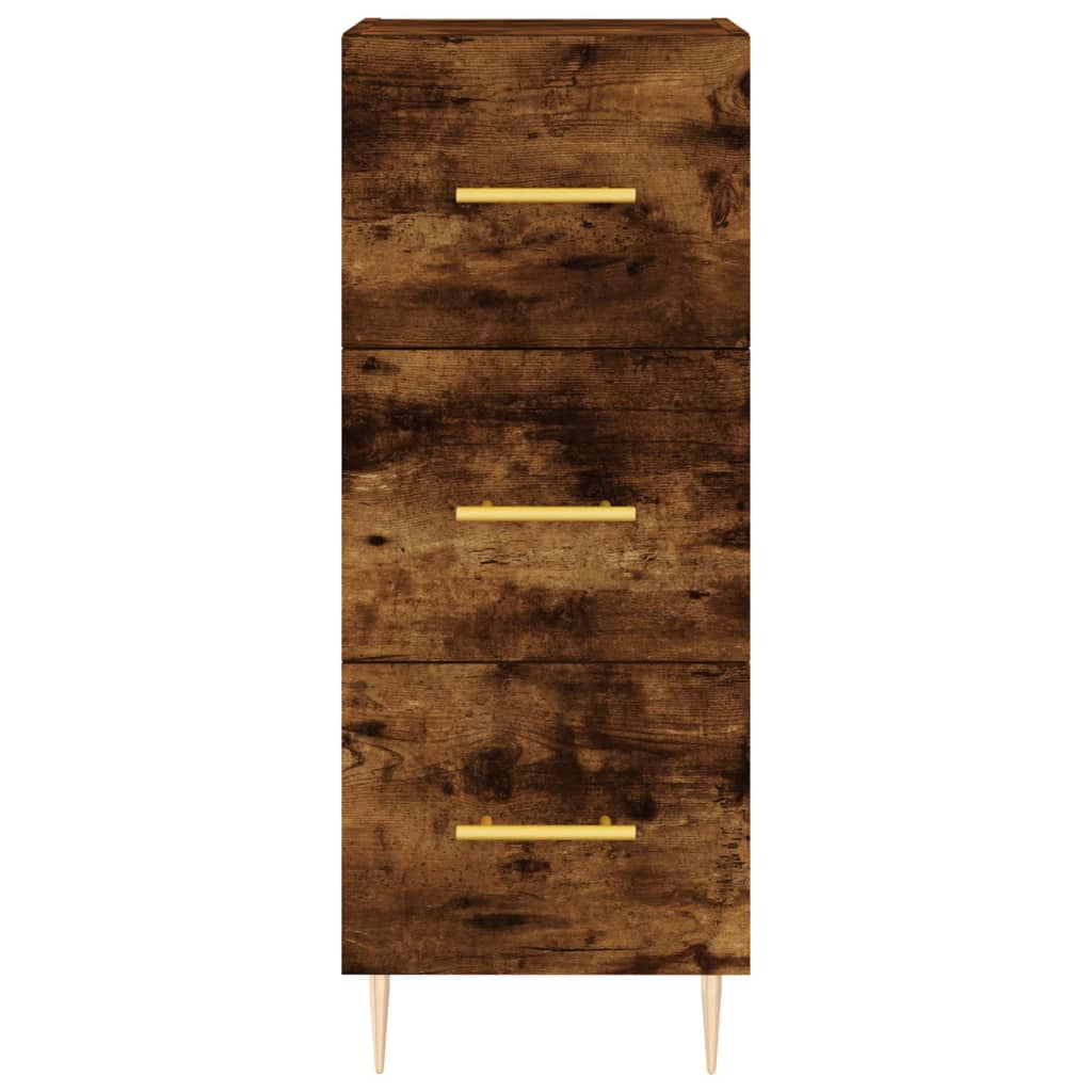 Skåp Rökfärgad Ek 34,5x34x180 cm