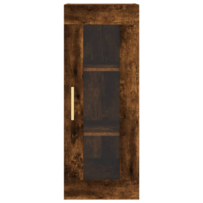 Skåp Rökfärgad Ek 34,5x34x180 cm