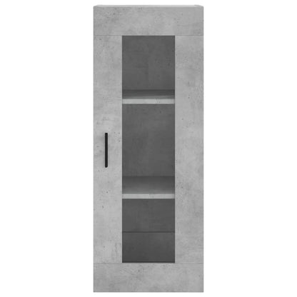 Skåp Betonggrå 34,5x34x180 cm