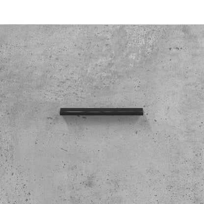 Skåp Betonggrå 34,5x34x180 cm
