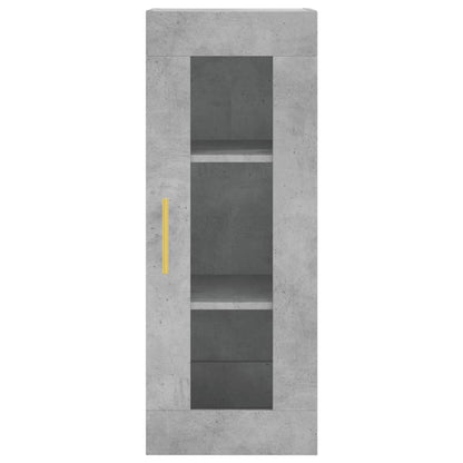 Skåp Betonggrå 34,5x34x180 cm