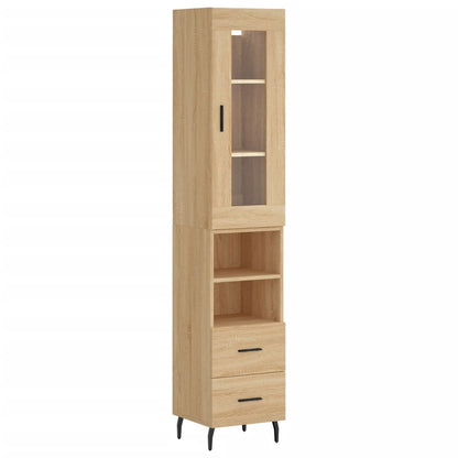 Skåp Sonoma Ek 34,5x34x180 cm