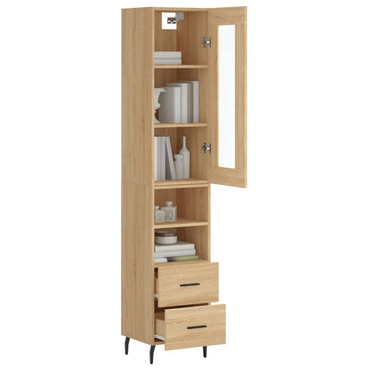 Skåp Sonoma Ek 34,5x34x180 cm