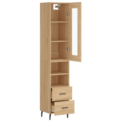 Skåp Sonoma Ek 34,5x34x180 cm