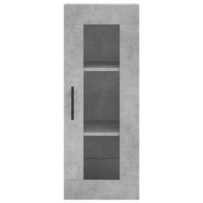 Skåp Betonggrå 34,5x34x180 cm