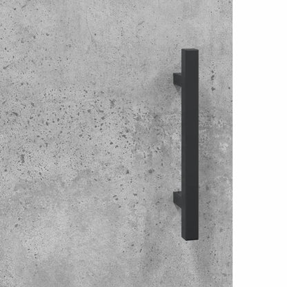 Skåp Betonggrå 34,5x34x180 cm