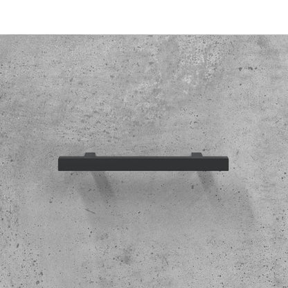 Skåp Betonggrå 34,5x34x180 cm