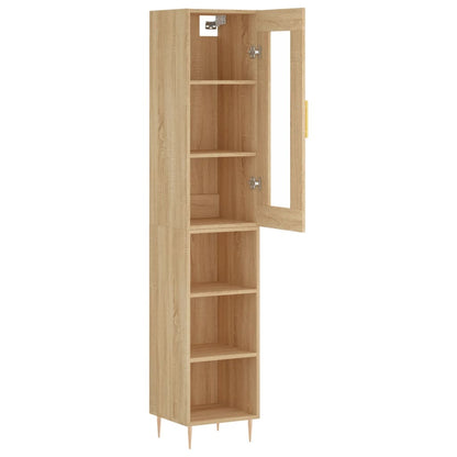 Skåp Sonoma Ek 34,5x34x180 cm