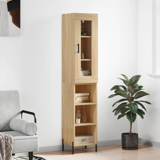 Skåp Sonoma Ek 34,5x34x180 cm