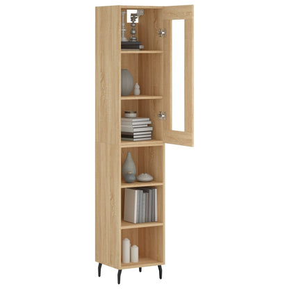 Skåp Sonoma Ek 34,5x34x180 cm