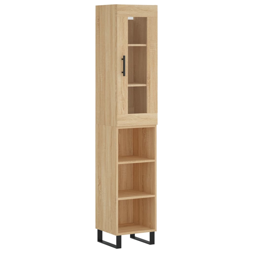 Skåp Sonoma Ek 34,5x34x180 cm